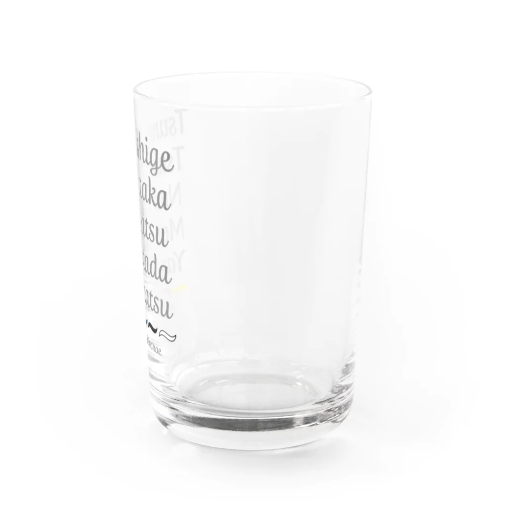 KAWAGOE GRAPHICSの北条五色備 Water Glass :right