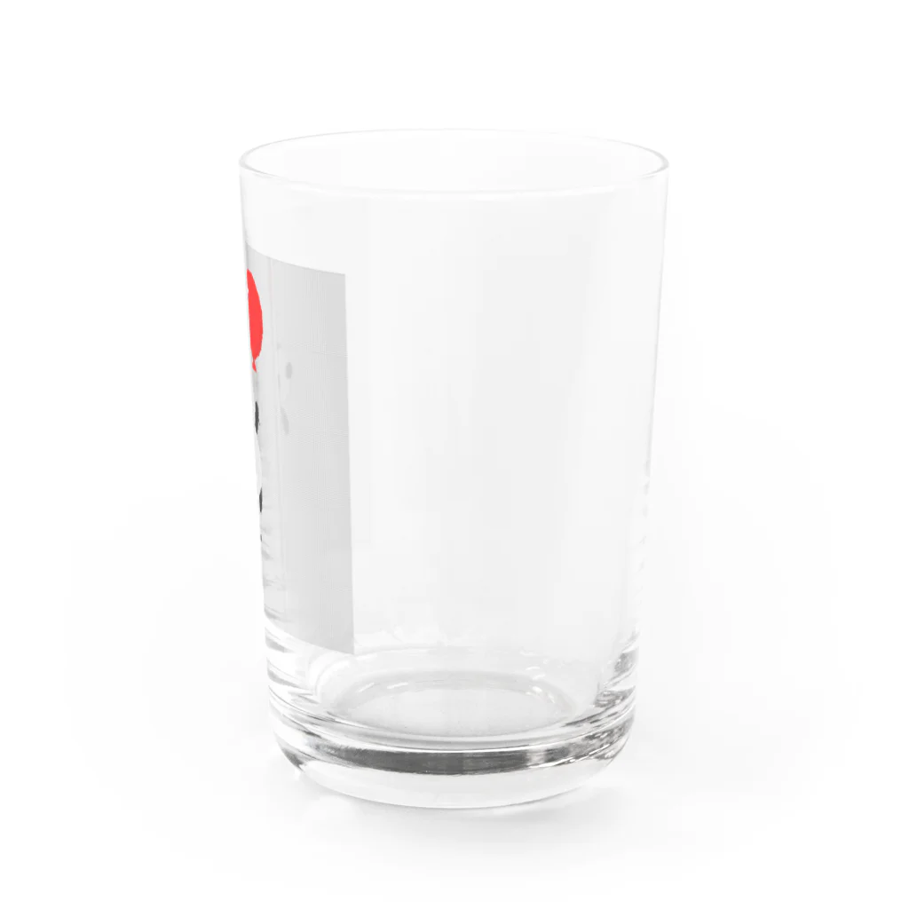 todoyome🐼のドット絵　パンダと風船　 Water Glass :right