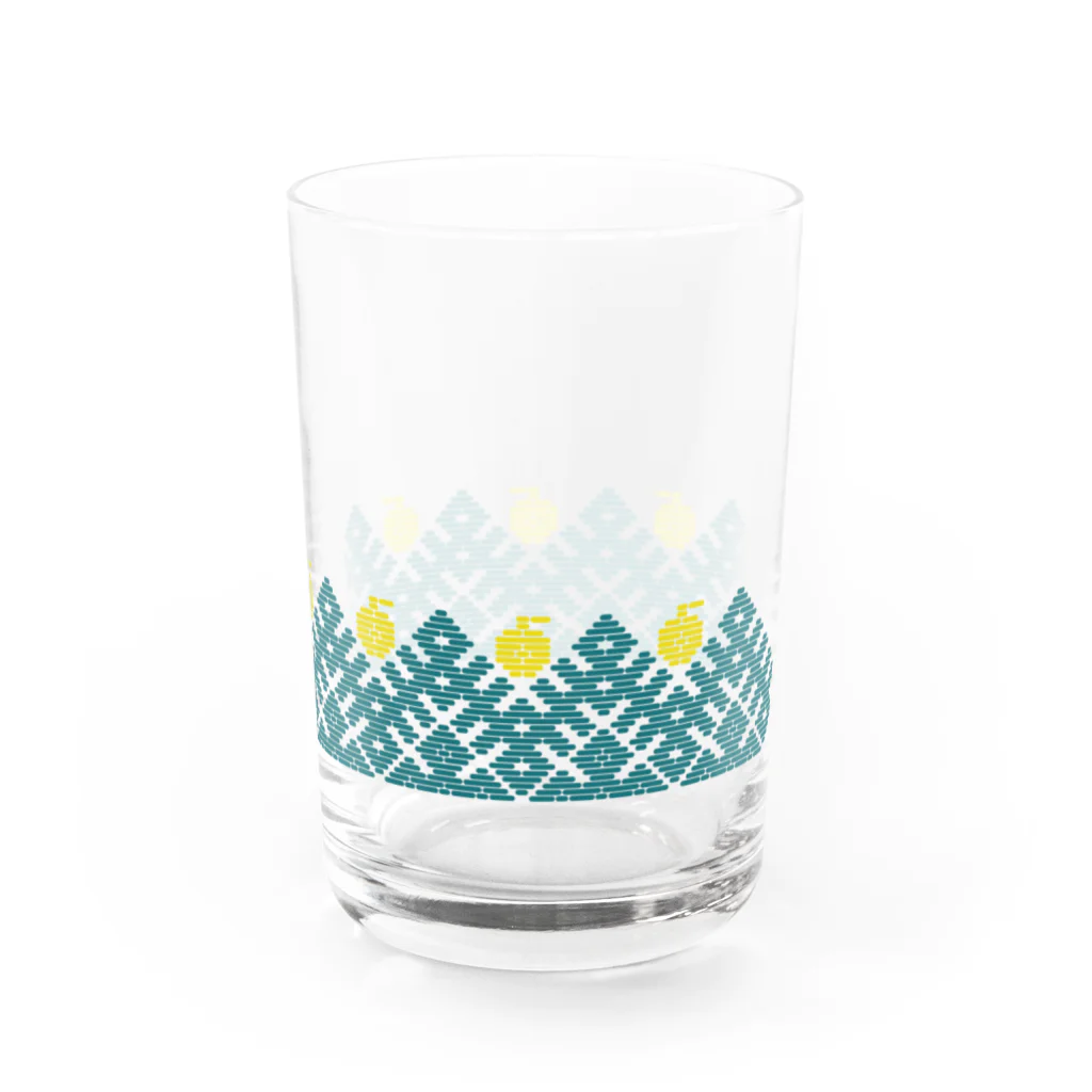 工房 クレーンの【リンゴの森】北欧レトロなこぎんグラス l トキ Water Glass :right