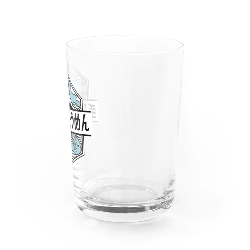 島原そうめん協議会☆７月７日はそうめんの日！☆の島原手延べそうめんロゴ Water Glass :right