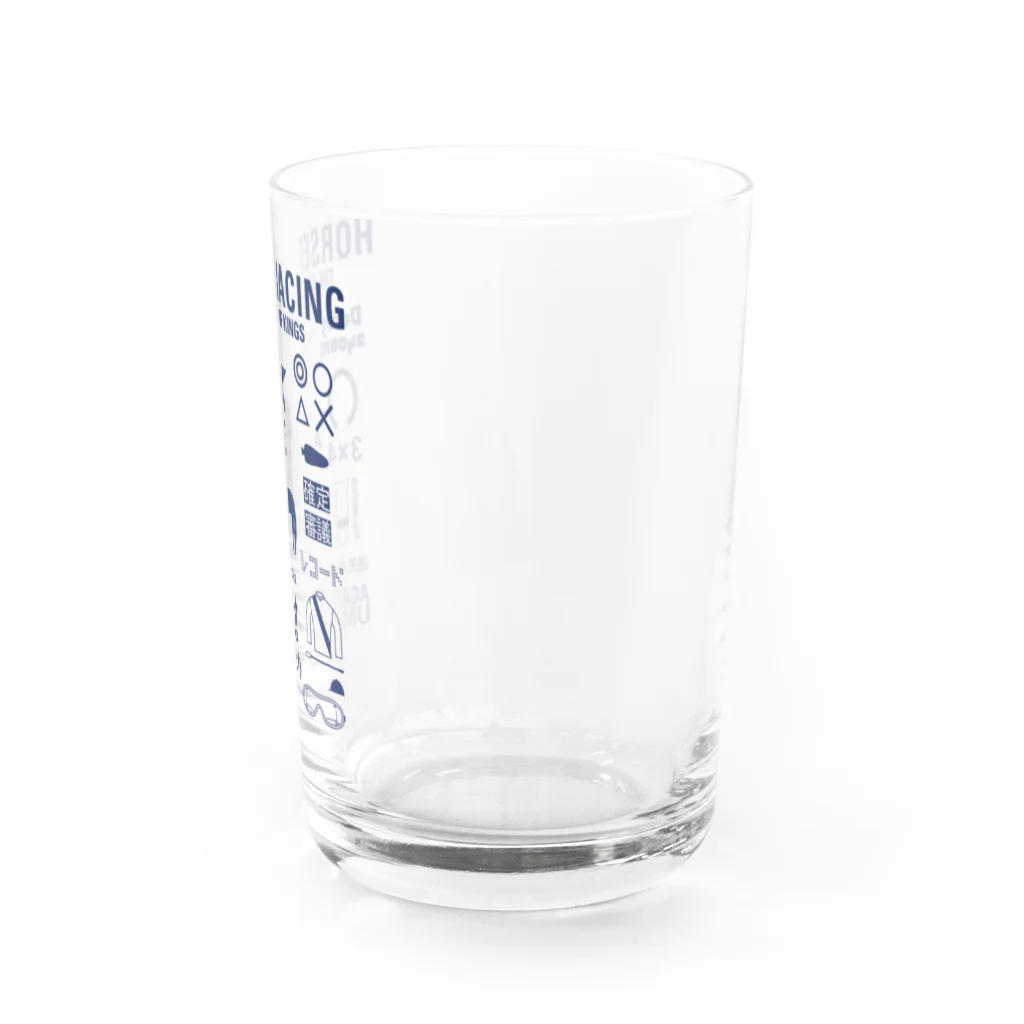 KAWAGOE GRAPHICSのHORSERACING GRAPHICS 紺 Water Glass :right