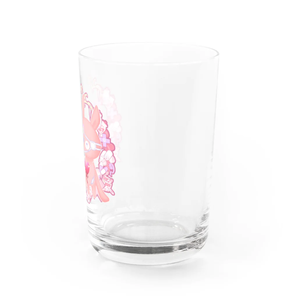 あいくと獣人と魔法の杖のまじ病みうさぎ Water Glass :right