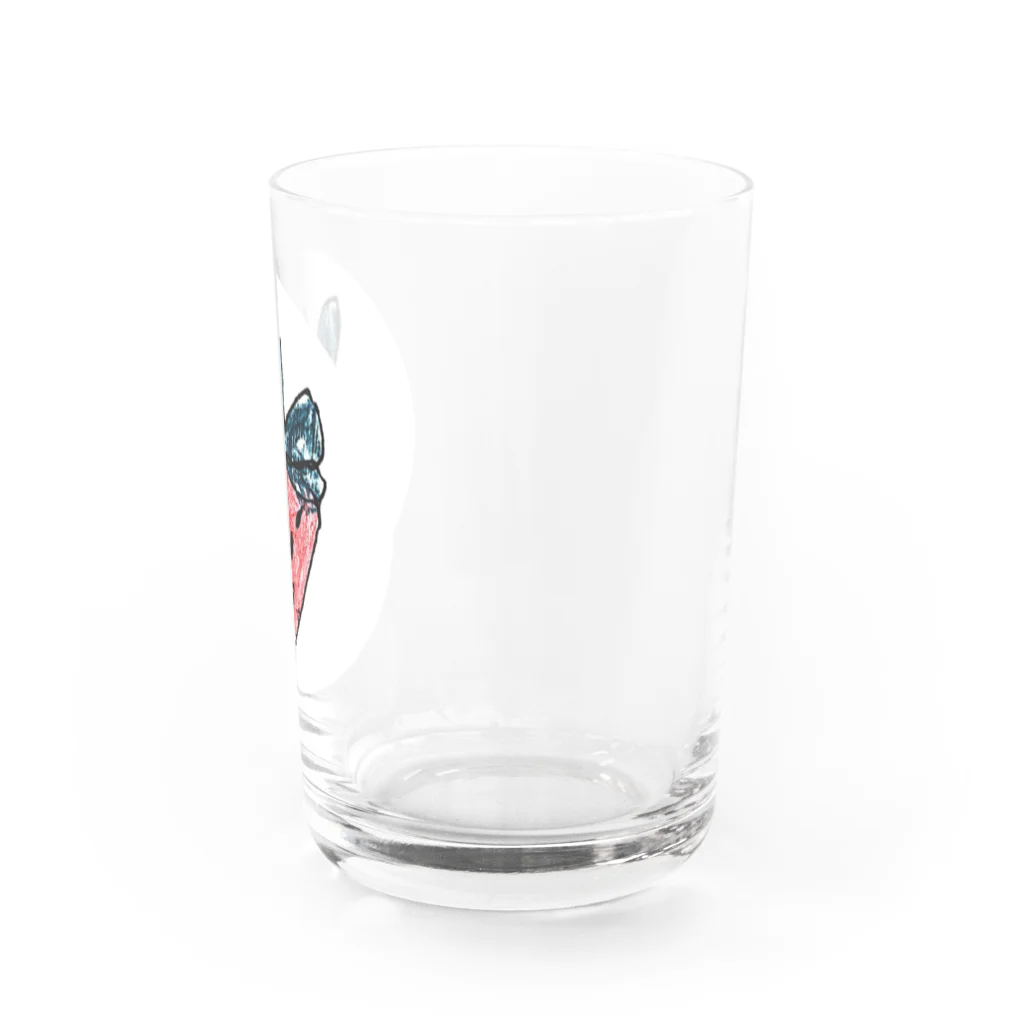 ねこイチゴのお店のいちご（一粒） Water Glass :right