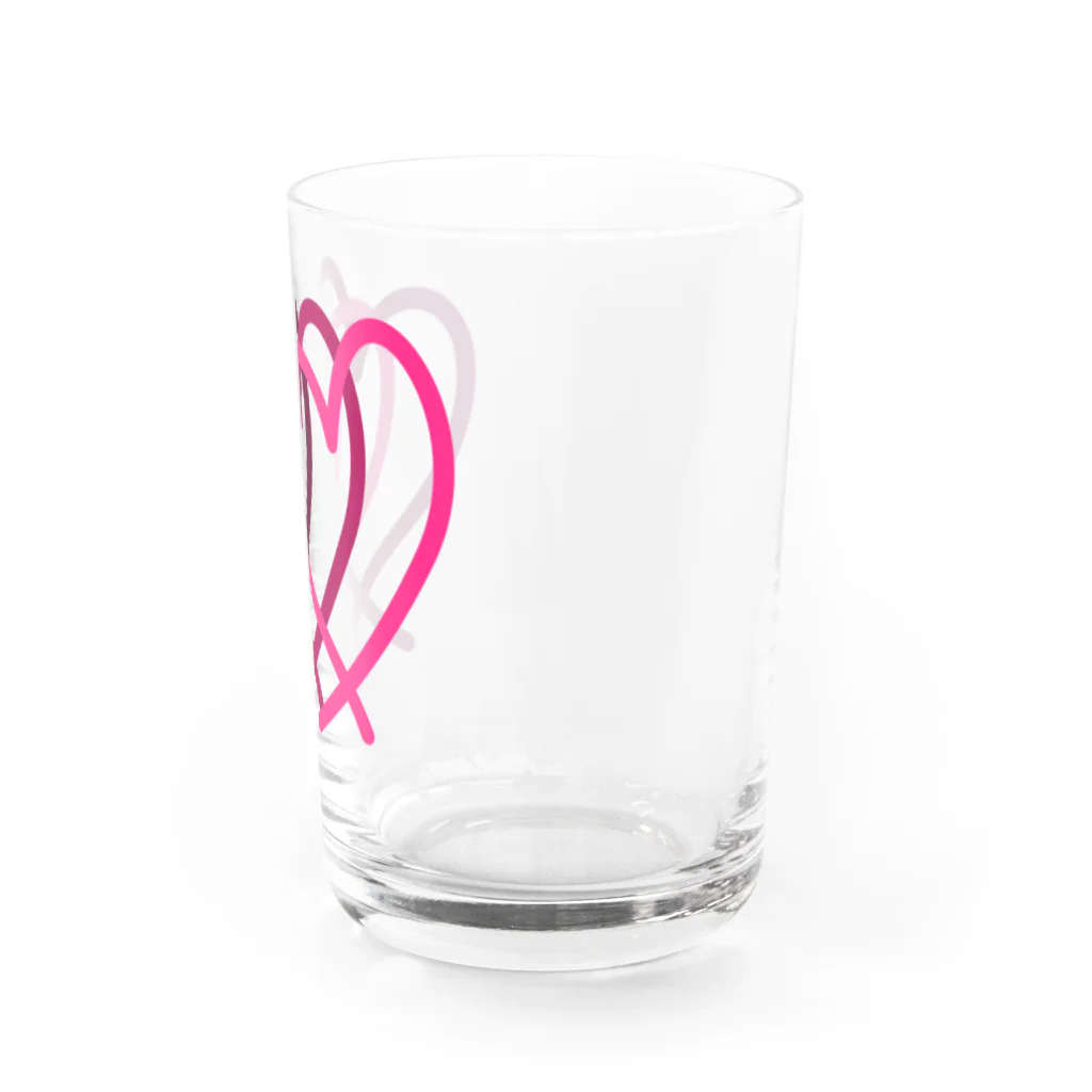 2n3n designのハート （ビッグ） Water Glass :right