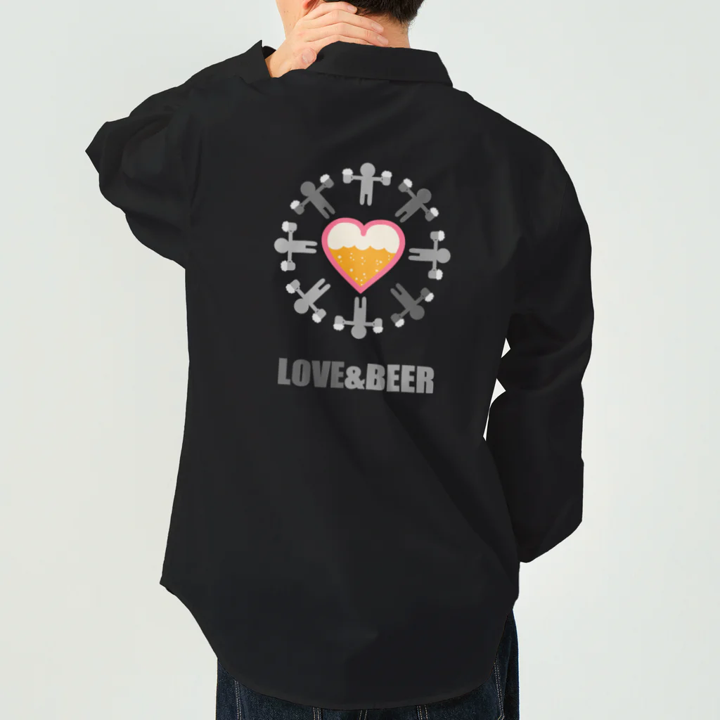 Siderunの館 B2の【バックプリント】LOVE & BEER Work Shirt