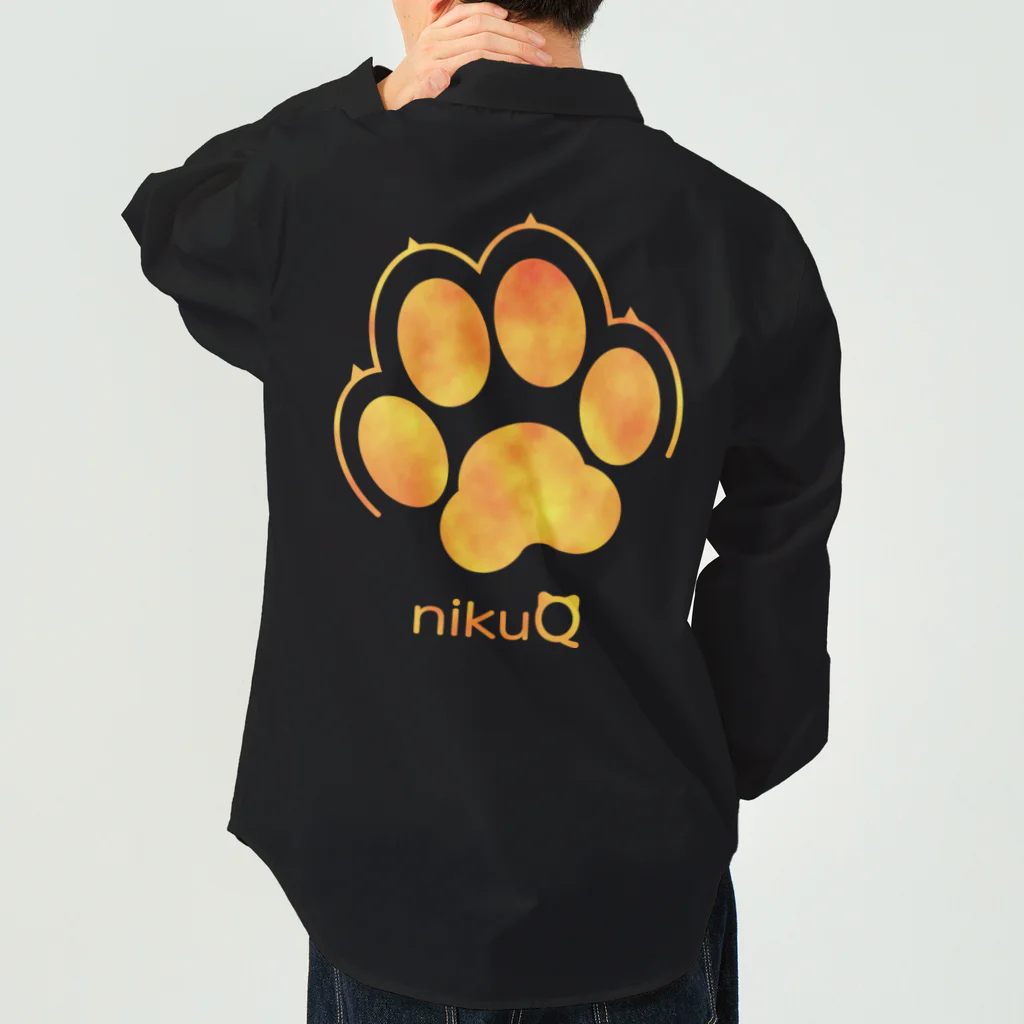 WebArtsの肉球をモチーフにしたオリジナルブランド「nikuQ」（犬タイプ）です ワークシャツ