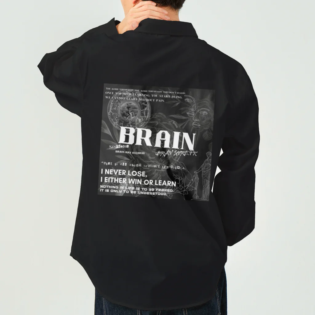 BRAIN ART RECORDSⒸのBRAIN ART RECORDS 2023 A/W WEB SHOP limited Product ワークシャツ