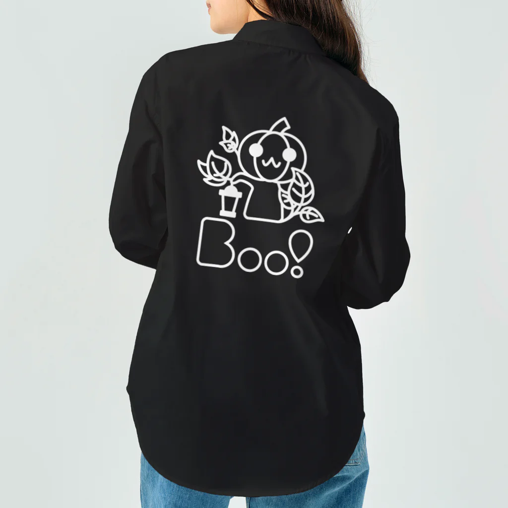 Boo!のBoo!(ジャックオーランタン) Work Shirt