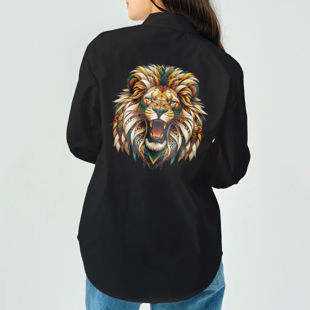 イケイケアニマルsのジオライオン-サバンナカラー- Work Shirt