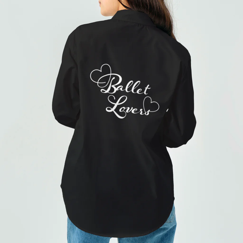 Saori_k_cutpaper_artのBallet Lovers white Work Shirt