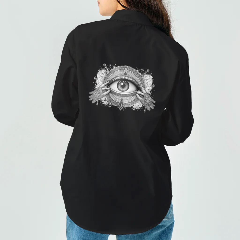 yuu_1204のSacred Geometry Eye Work Shirt