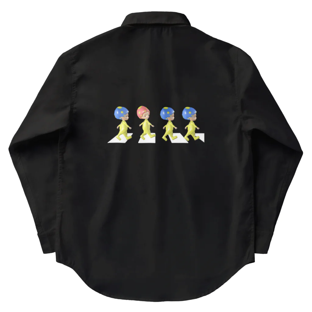 Gogotrainのキノコちゃん　Xing Work Shirt