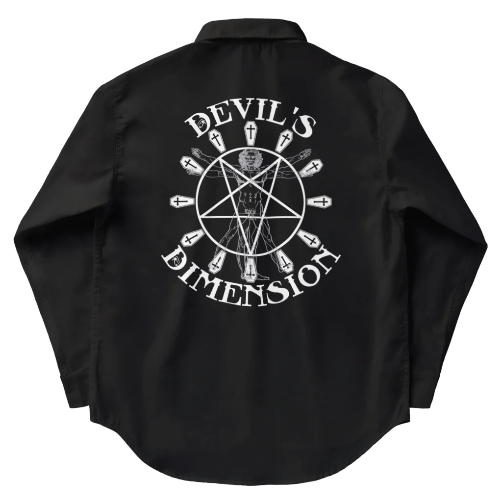 SATAN'S  KITTENSのDEVILS DIMENSION No.1 Work Shirt ワークシャツ