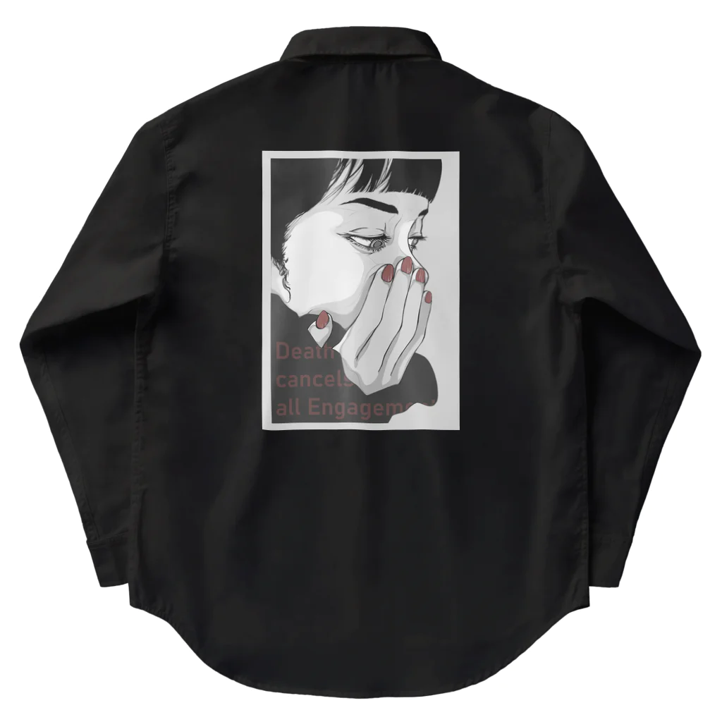 PUPPET FACEのPORTRAIT_01 Work Shirt