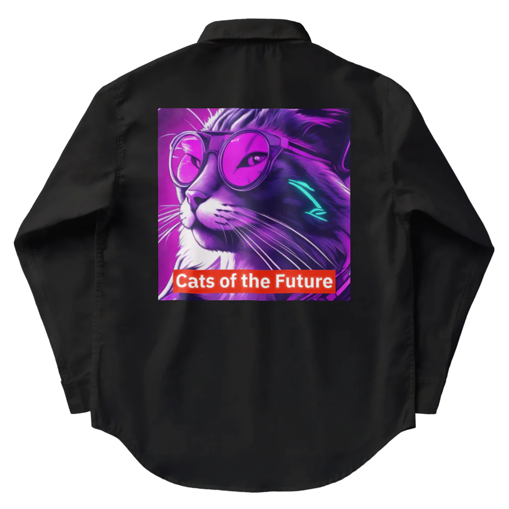 THE NOBLE LIGHTのCats of the Future Work Shirt