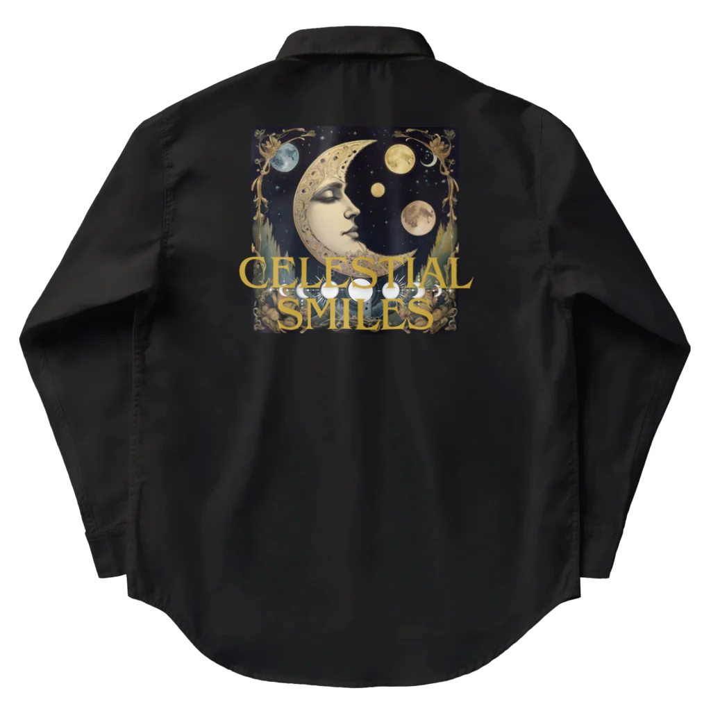 Mellow-Skyの「Celestial Smiles（天空の微笑み）」 Work Shirt