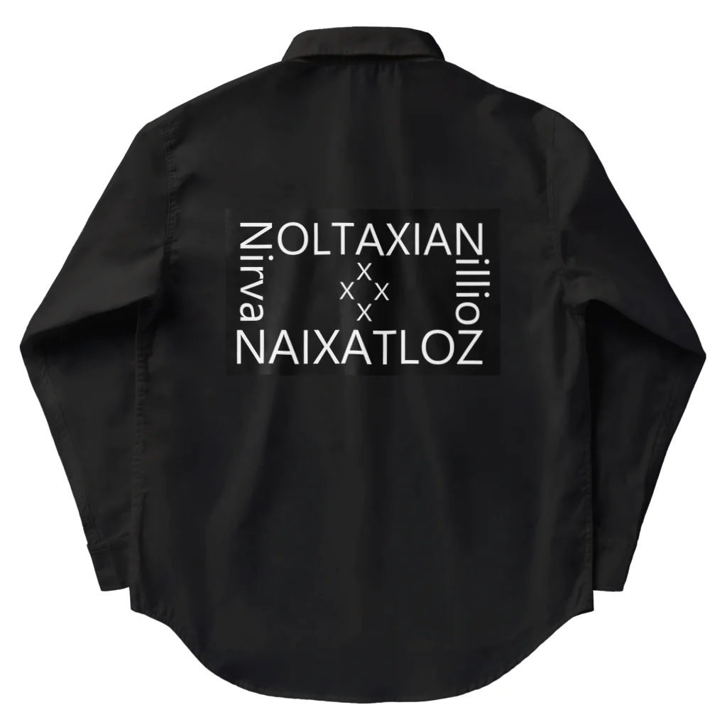 メガへクスのxxZOLTAXIANAIXATLOZxx（黒） Work Shirt