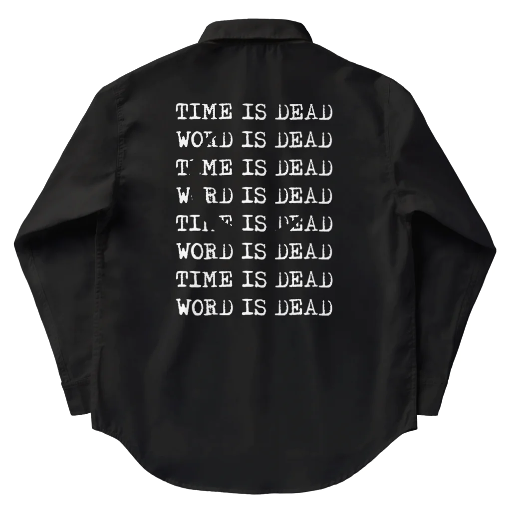 Bootleg BustersのTIME IS DEAD（三日月） Work Shirt