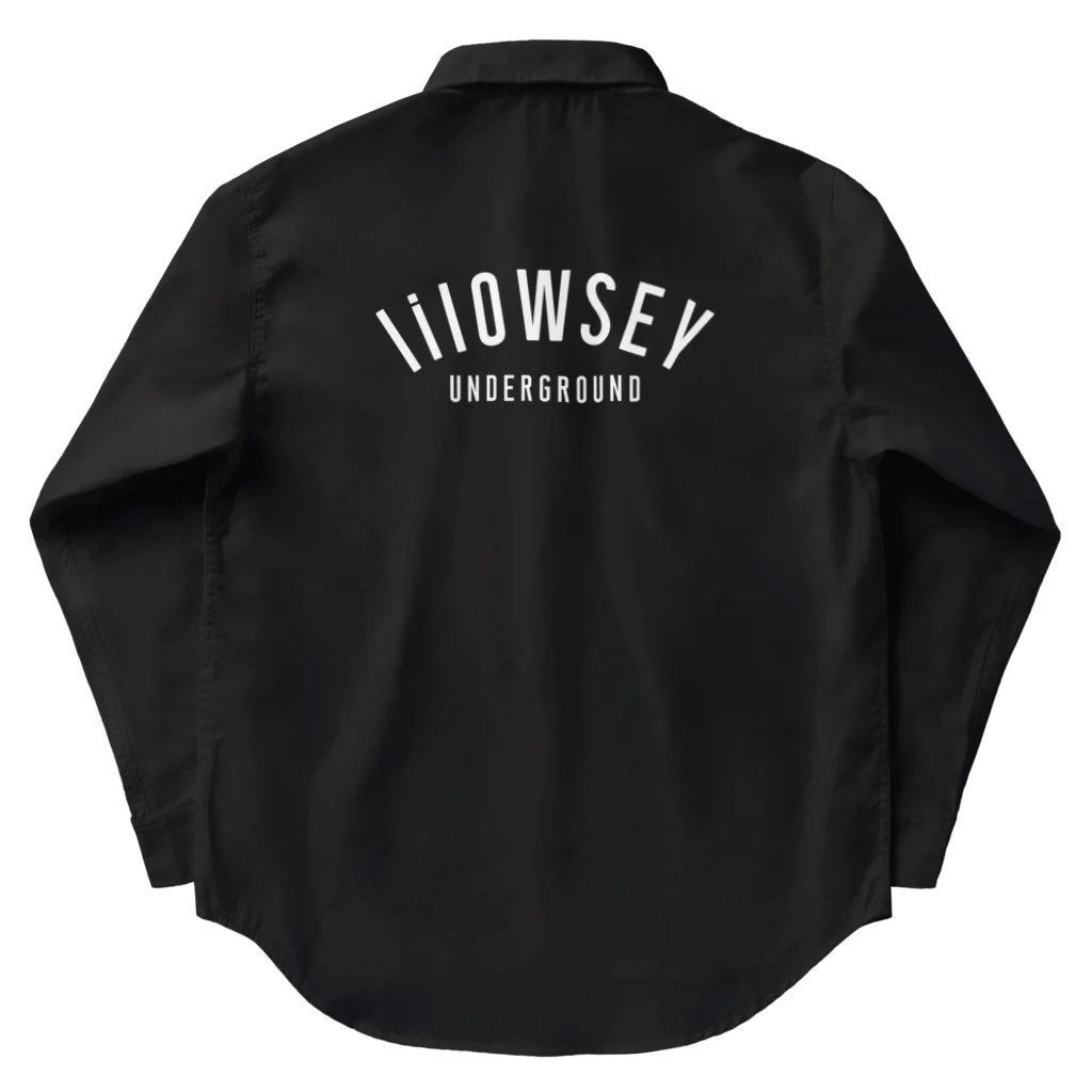 lilOWSEY UNDERGROUNDの"lilOWSEY" OG WHITE LOGO Work Shirt