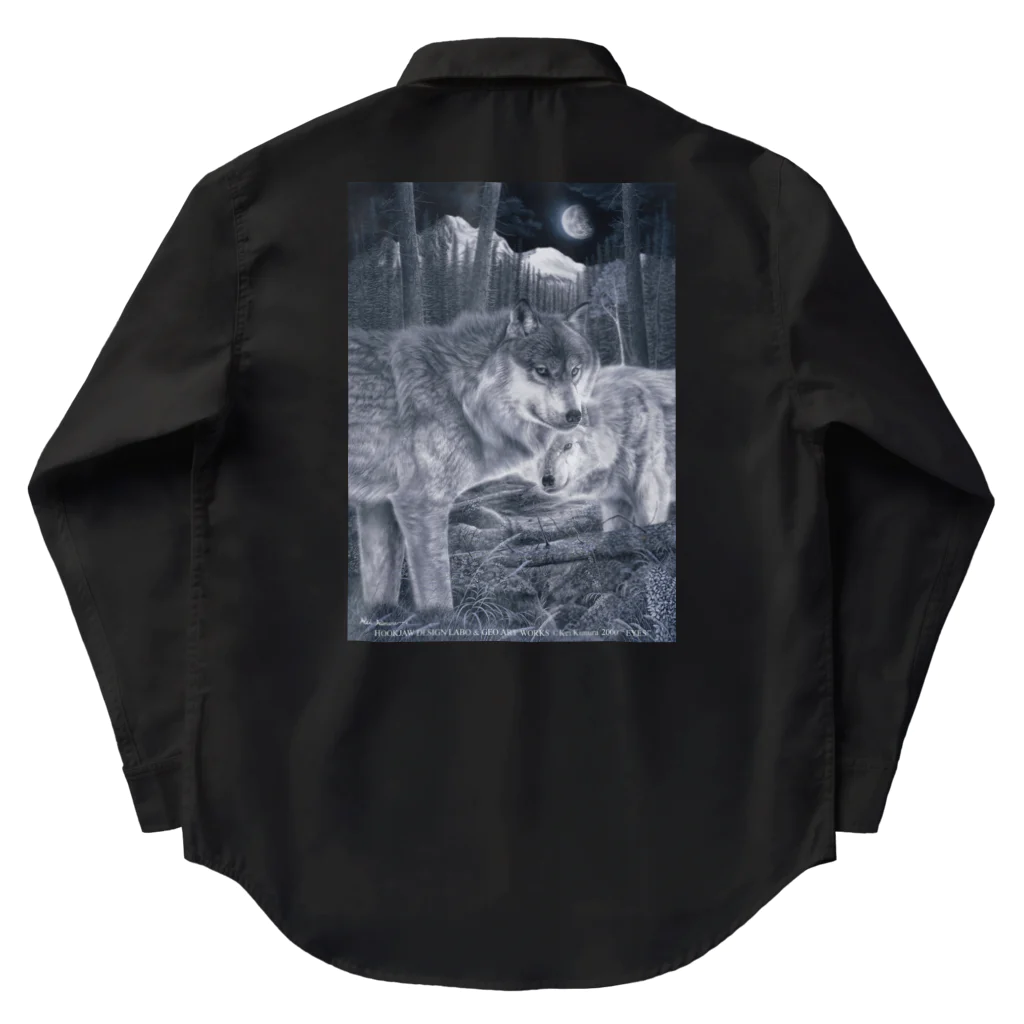 アラスカ野生動物画家きむらけいのE​Y​E​S​ ​-​視​線​- Work Shirt