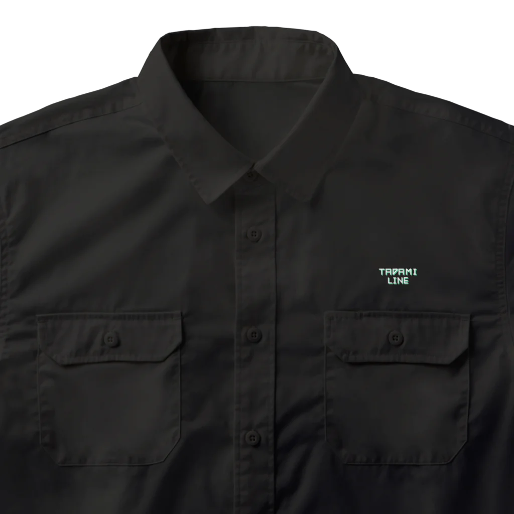 CHIYONの〖白〗【只見線】第五只見川橋梁とキハ40🚃 Work Shirt