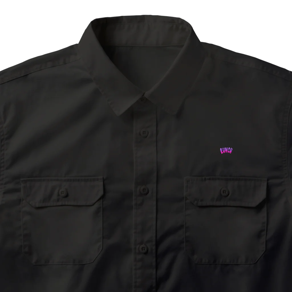 あやしいおばさん くろまめさんのランチ（チーズバーガー） Work Shirt