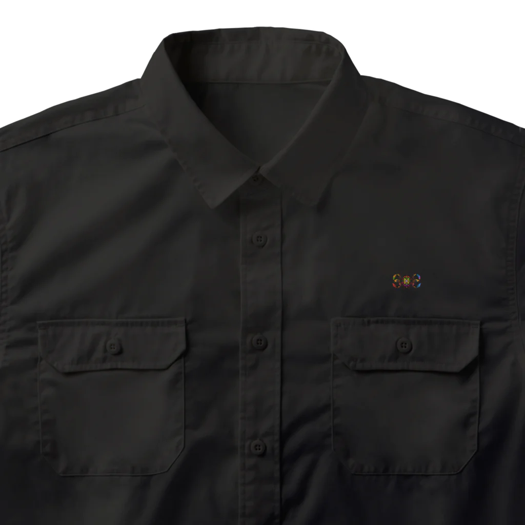 SATRIXのS82 BOX logo Work Shirt