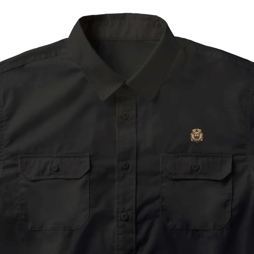 イケイケアニマルsのジオライオン-サバンナカラー- Work Shirt