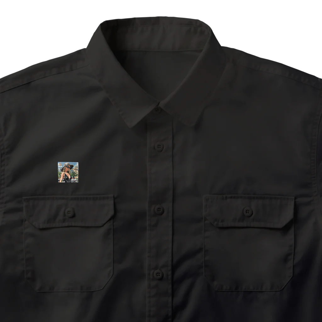 AQUAMETAVERSEのモナコのマダム　Tomoe bb 2712 Work Shirt