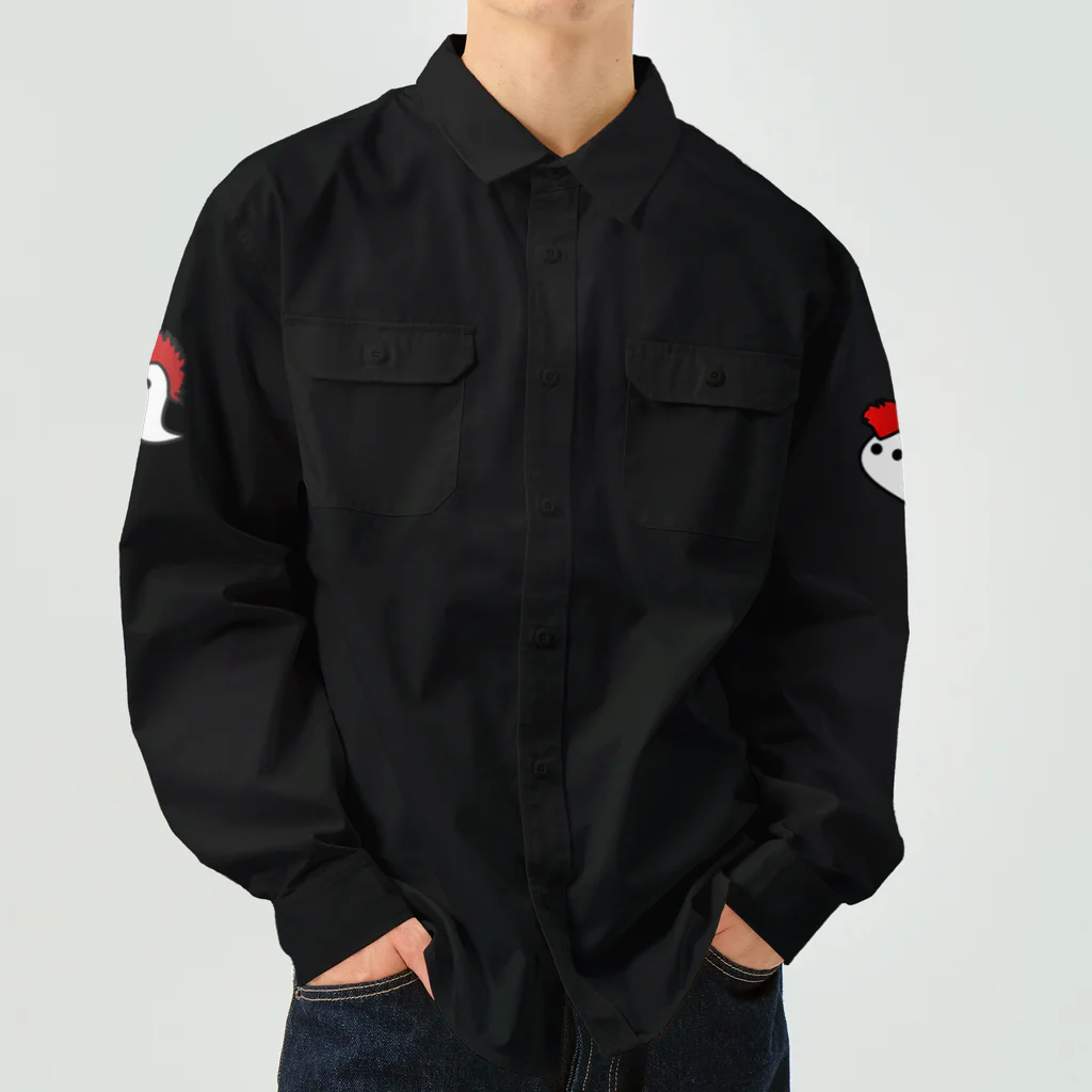 ヨープキャンが気になったのヒャッハーって言いそうなおばけ Work Shirt