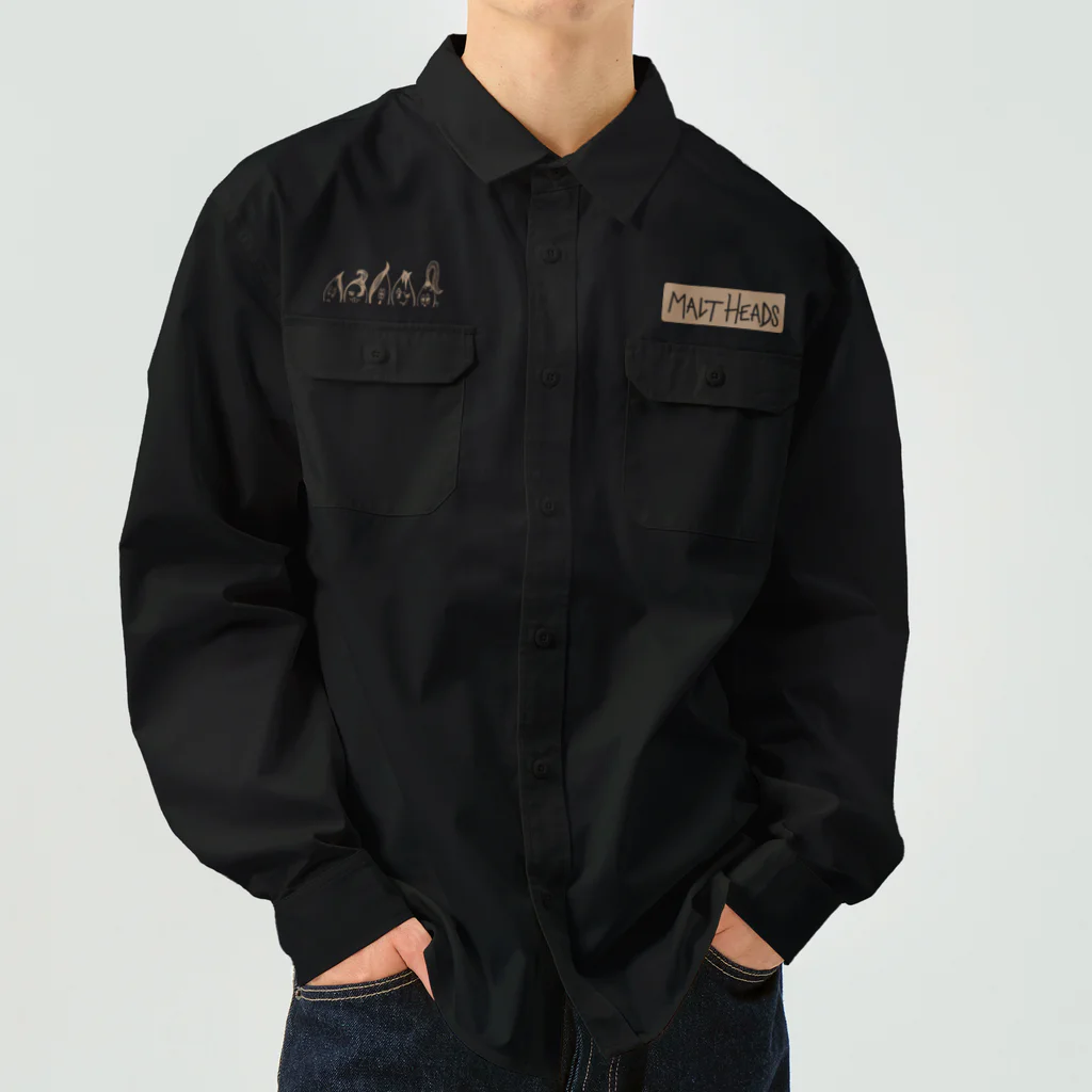 Mix’d Cultures LabのMalt Heads モルトヘッズ '23  Work Shirt