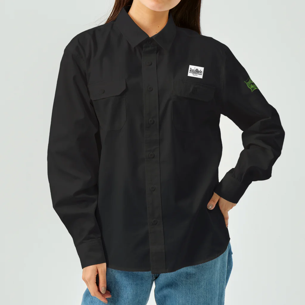 BuzzWorks - OFFICIAL GOODS STOREのYumehito / Green Cat Work Shirt