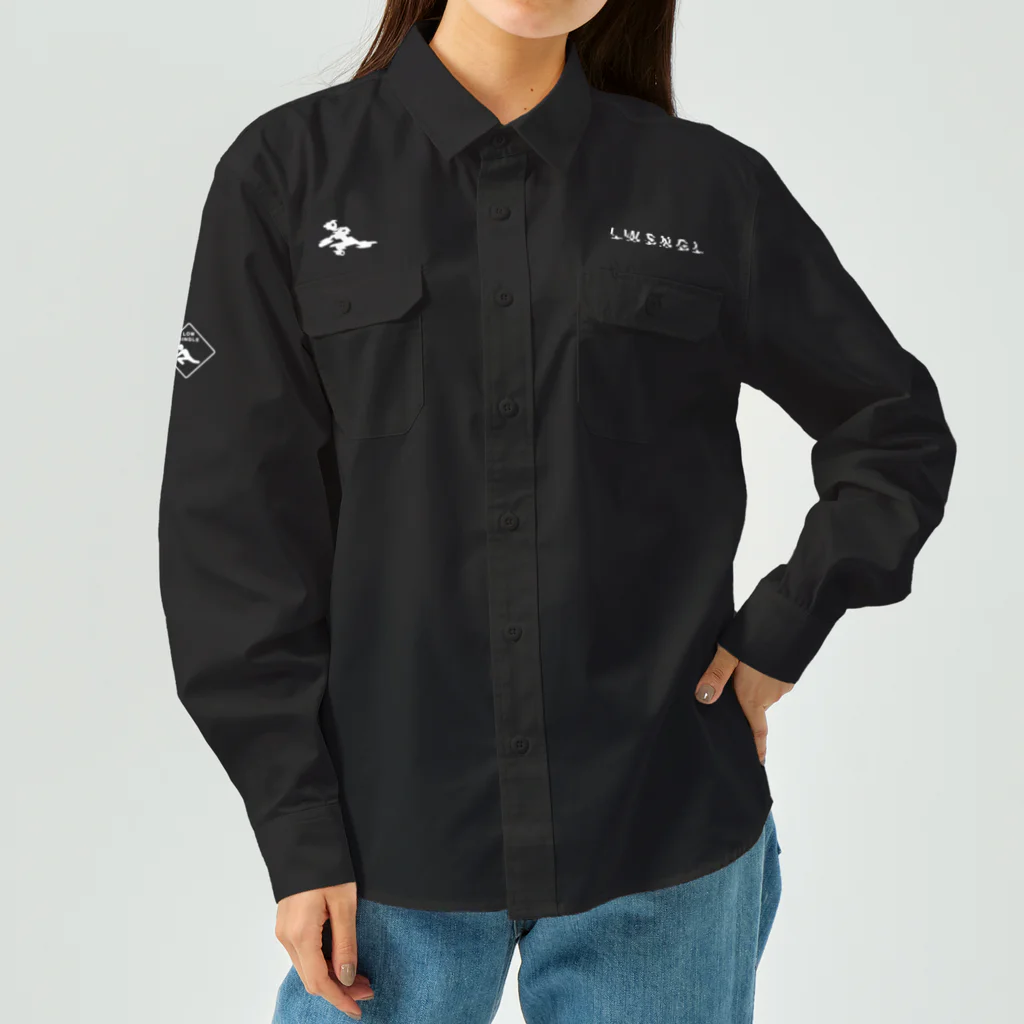 アリーヴェデルチャンネルSHOPのGLITCH LOGO Work Shirt