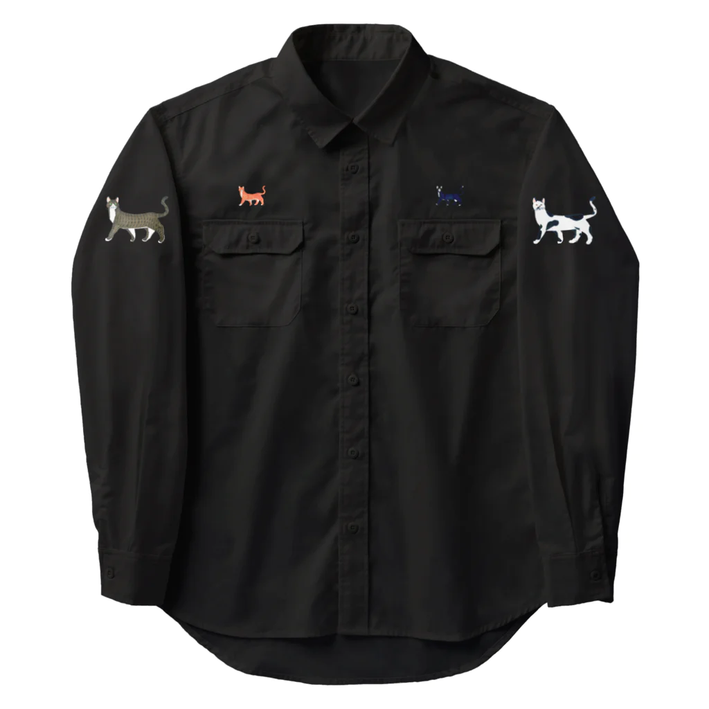 segasworksのネコたち Work Shirt