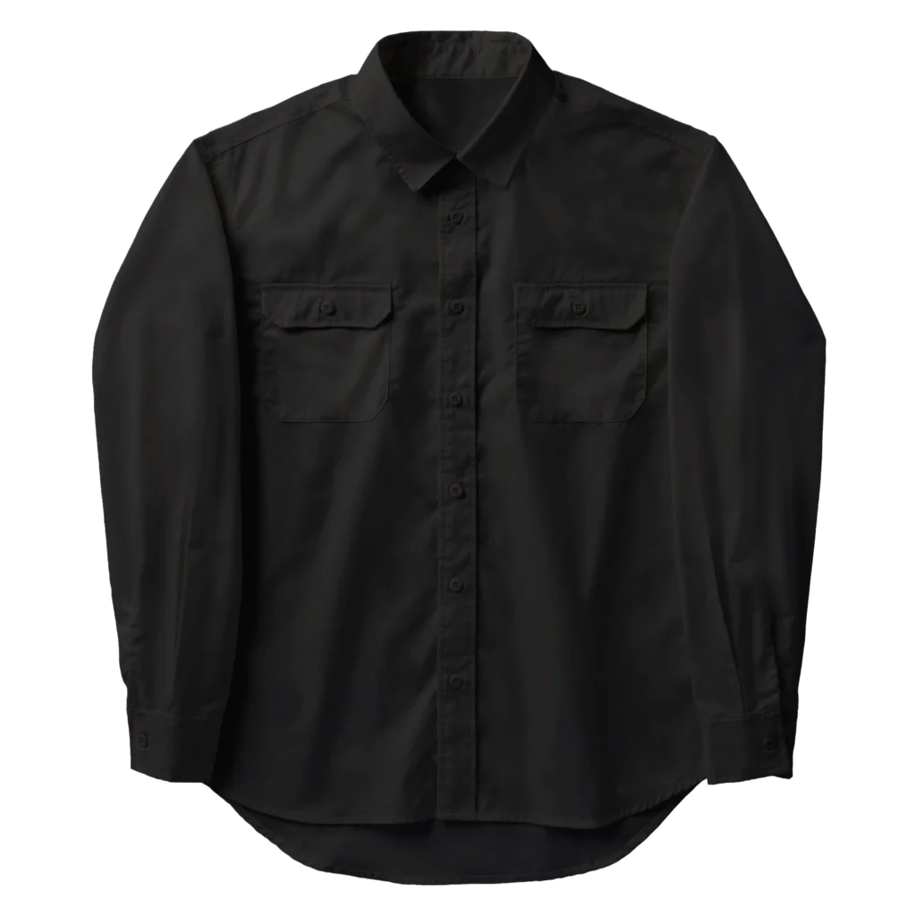 migaluの漆黒のミニマルデザイン ワークシャツ