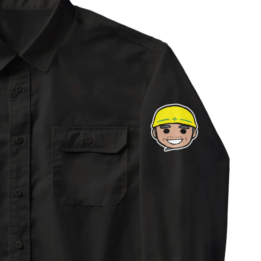 ナチュラルサトシのめへの現場のとっちゃ(両袖) Work Shirt