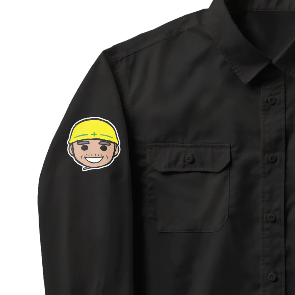 ナチュラルサトシのめへの現場のとっちゃ(両袖) Work Shirt