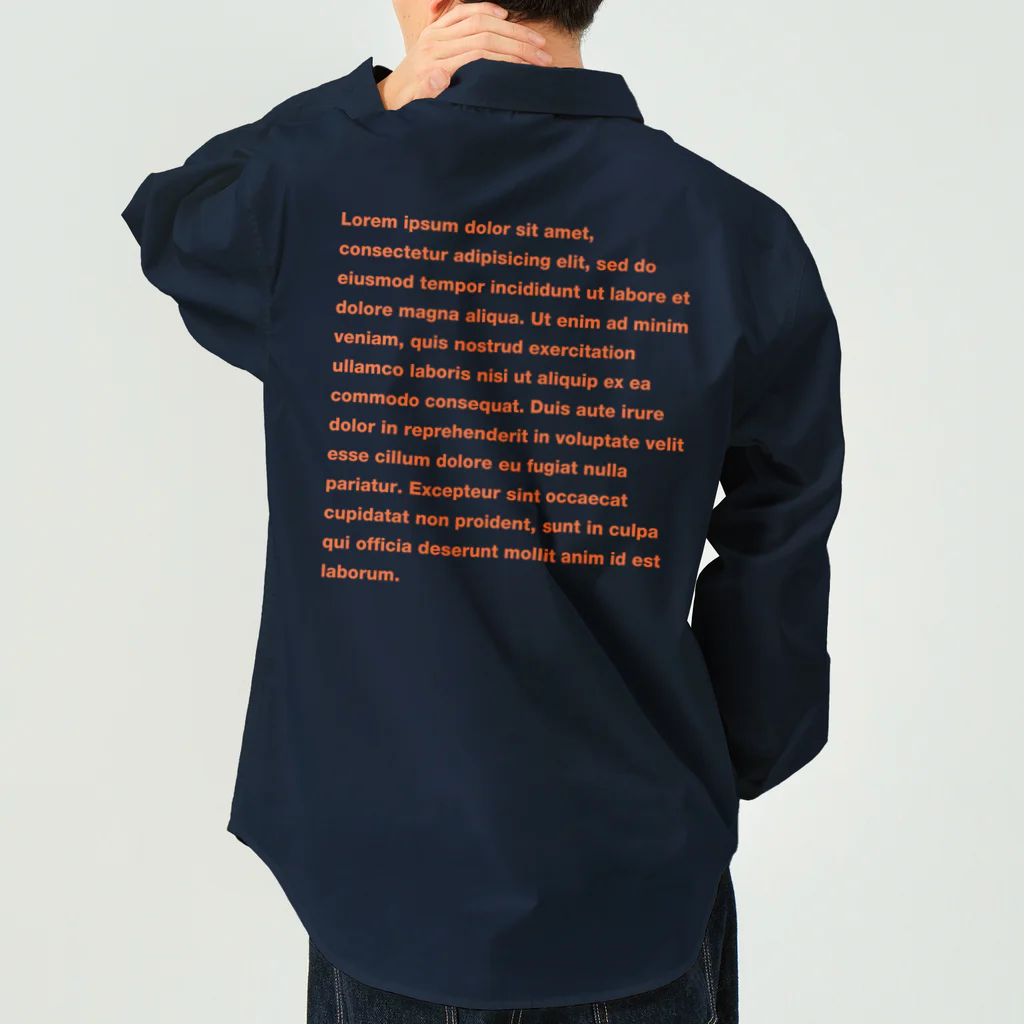 TATEYAMAのDUMMY TEXT Work Shirt