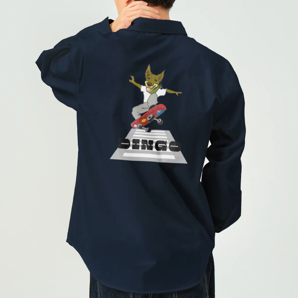 ikurama のDingo君スケボー挑戦！ Work Shirt