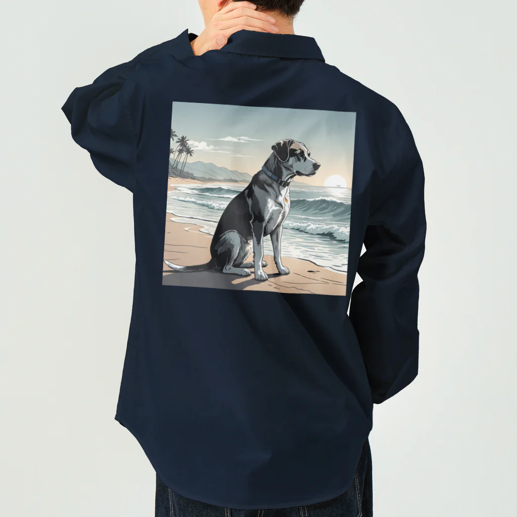 studio eizoのおいら波乗り🐕犬サーファー🏄 Work Shirt