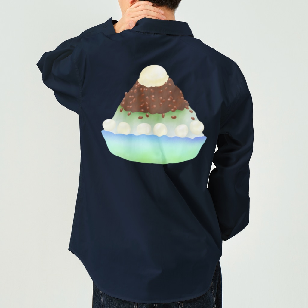 Lily bird（リリーバード）の抹茶小豆かき氷 Work Shirt