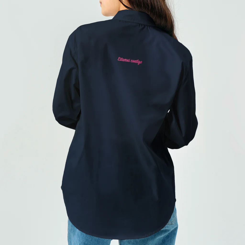 Estamos contigoのPINK LOGO Work Shirt