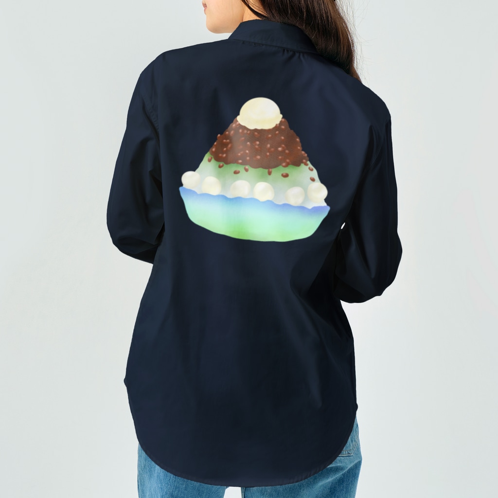 Lily bird（リリーバード）の抹茶小豆かき氷 Work Shirt