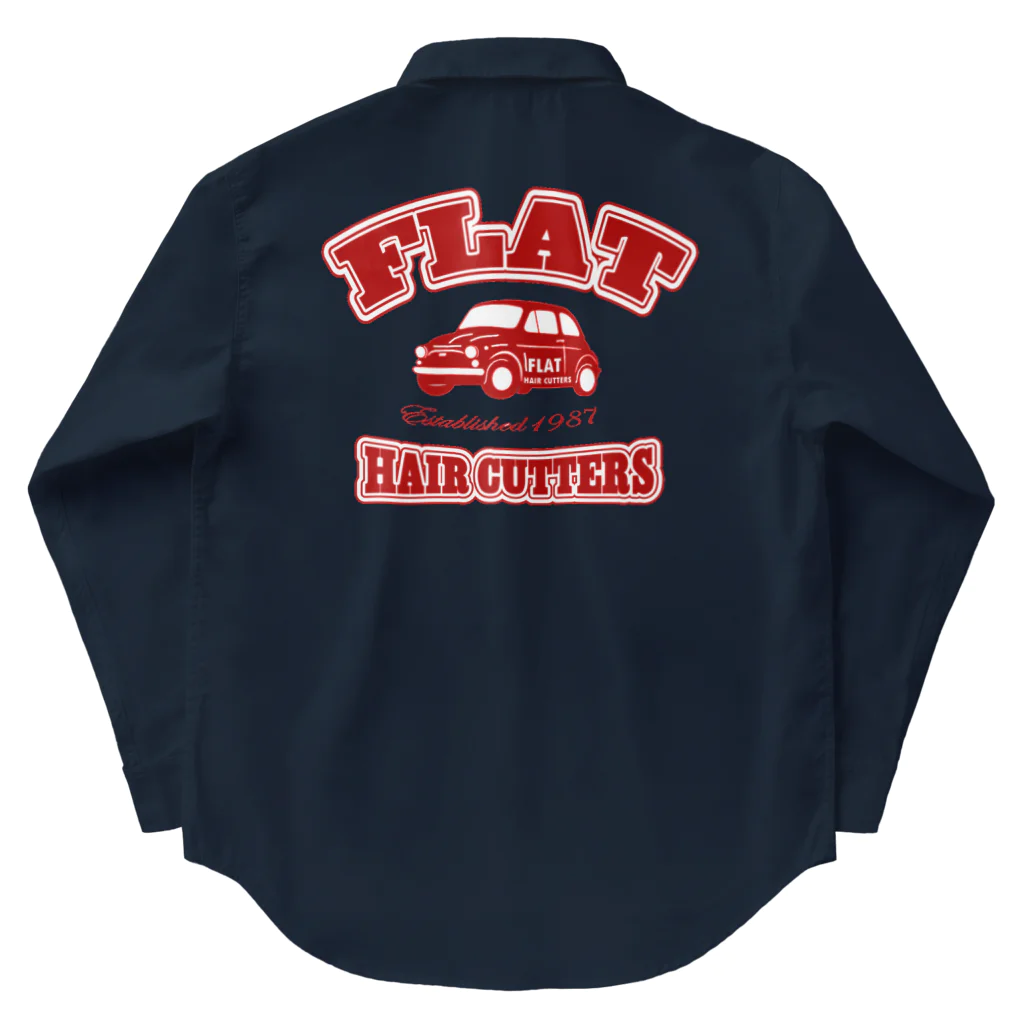 FLAT500のflat ワークシャツ