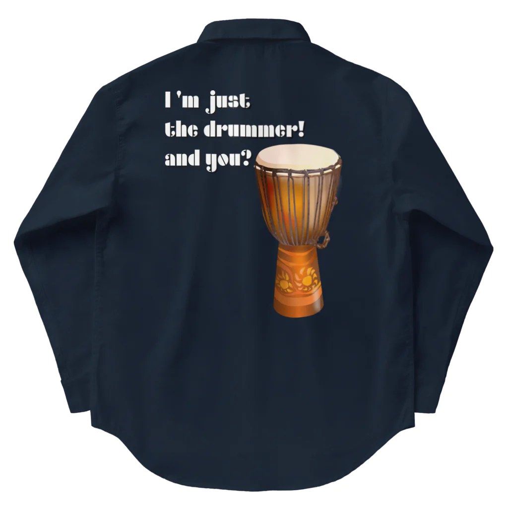 『NG （Niche・Gate）』ニッチゲート-- IN SUZURIのI'm Just The Drummer And You?（JMB） Work Shirt