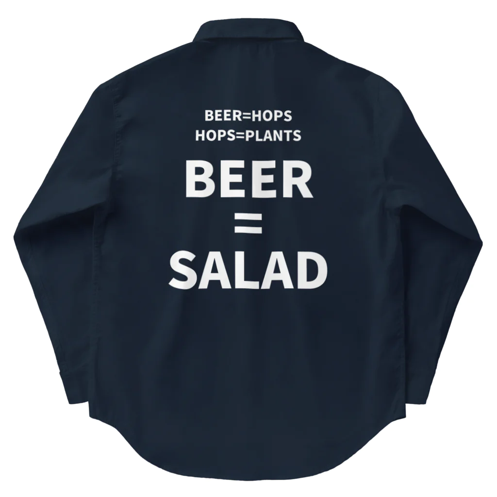 BEER=SALADのBEER=SALAD ワークシャツ