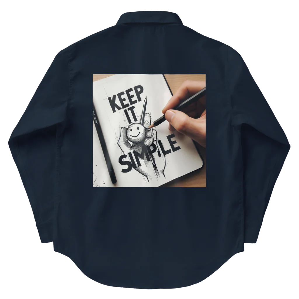 sagaのKeep it Simple ワークシャツ