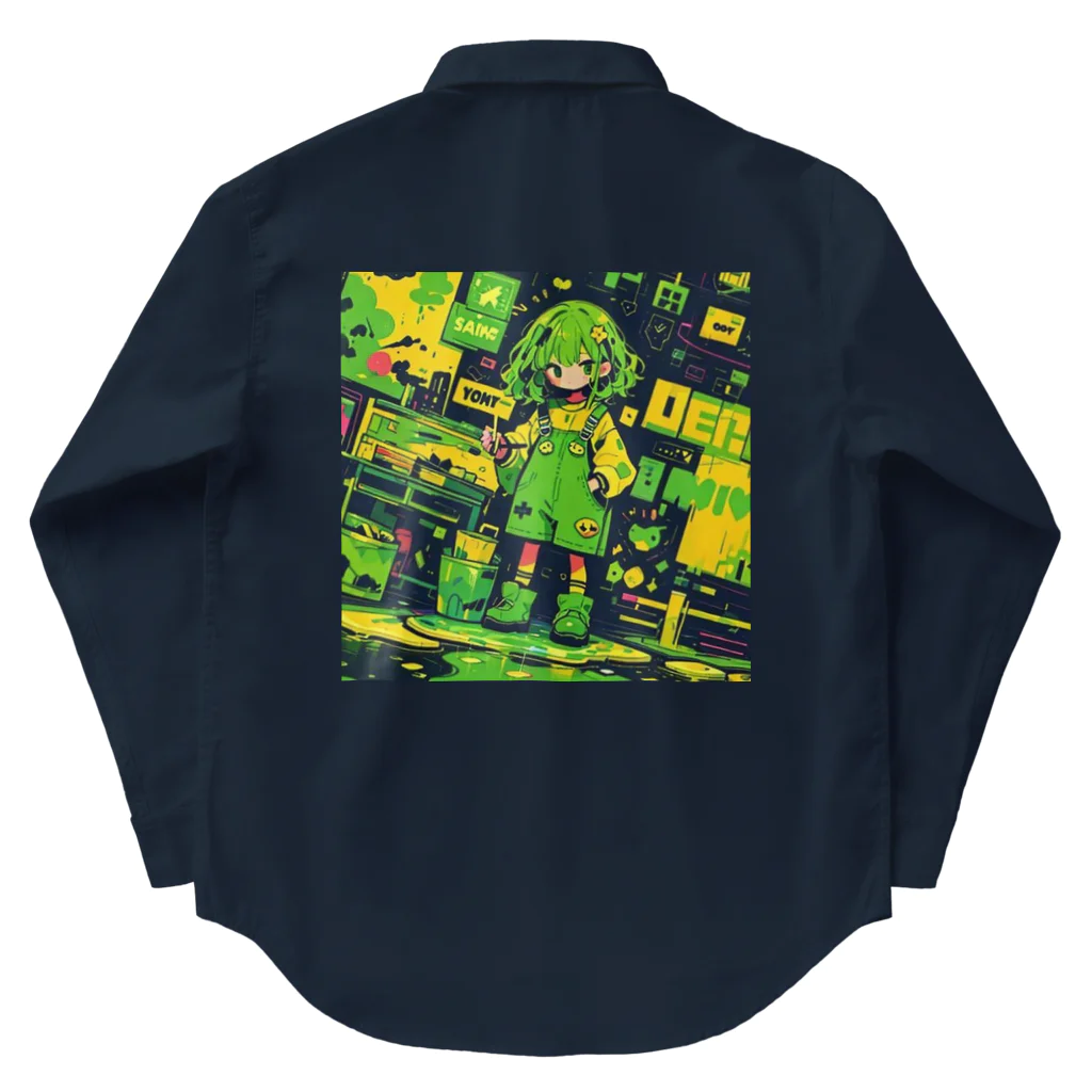 東京少年少女達のペンキガール Work Shirt