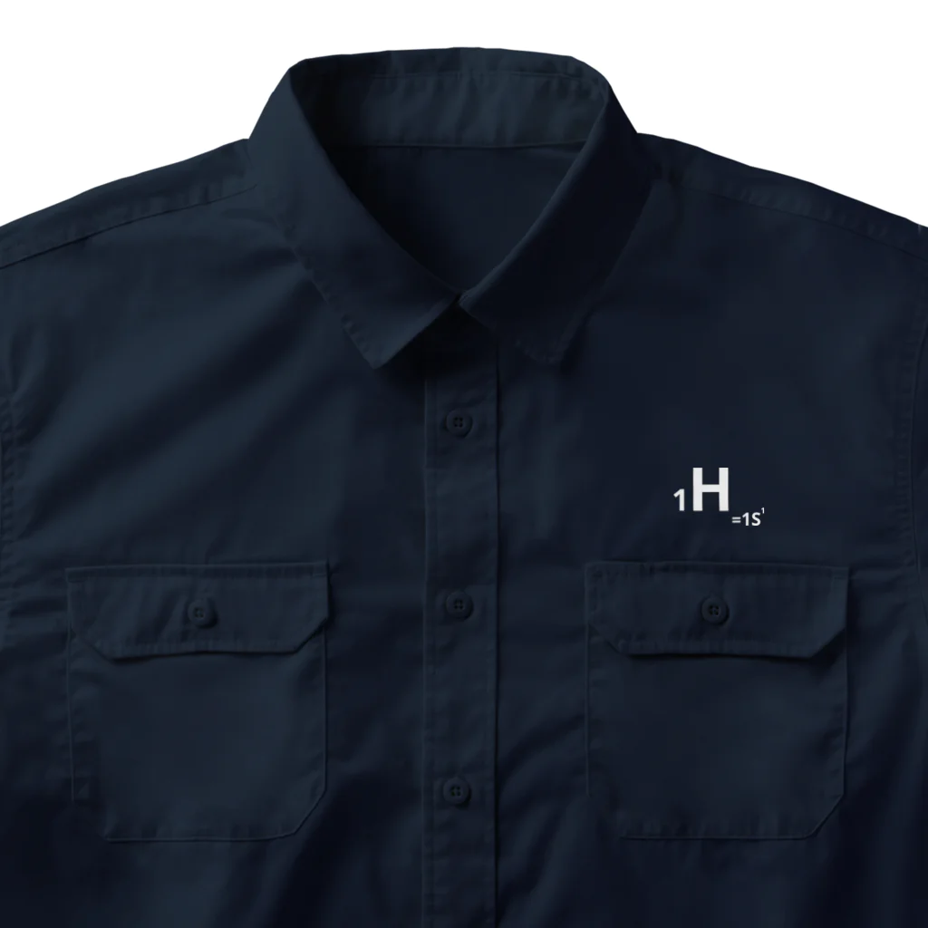 interested in?の1.hydrogen (白/表裏) Work Shirt