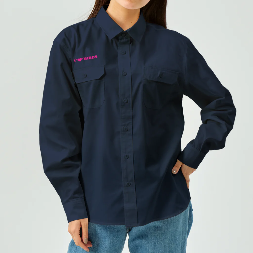 エダマメトイチ雑貨店の空を飛びたい B Work Shirt